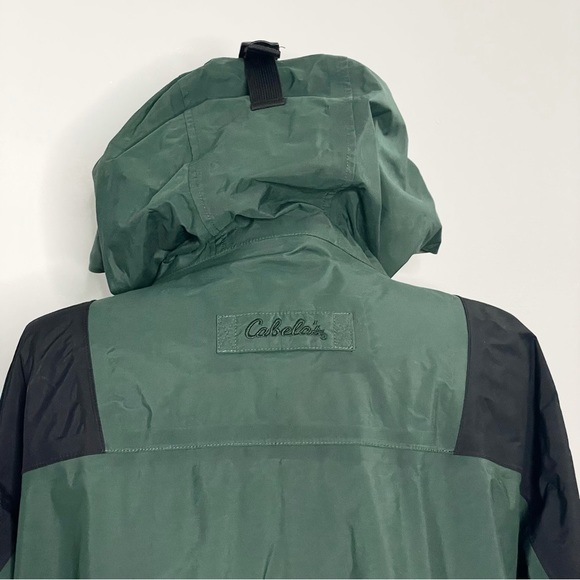 CABELA’S OUTDOOR GEAR Dry Plus Hooded Utility Rain Wind Jacket Winter Coat TALL - Picture 4 of 13